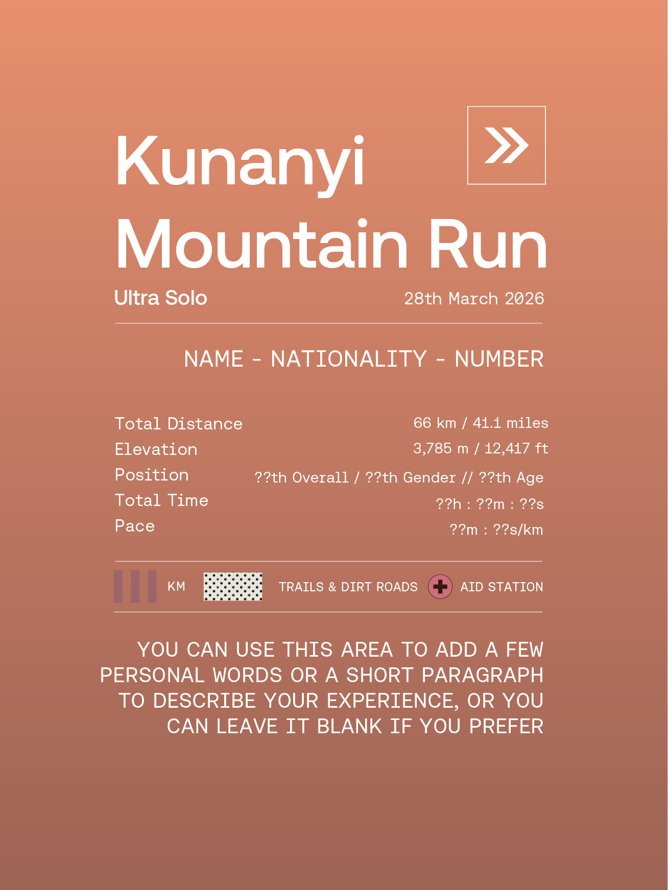 Kunanayi Mountain Run