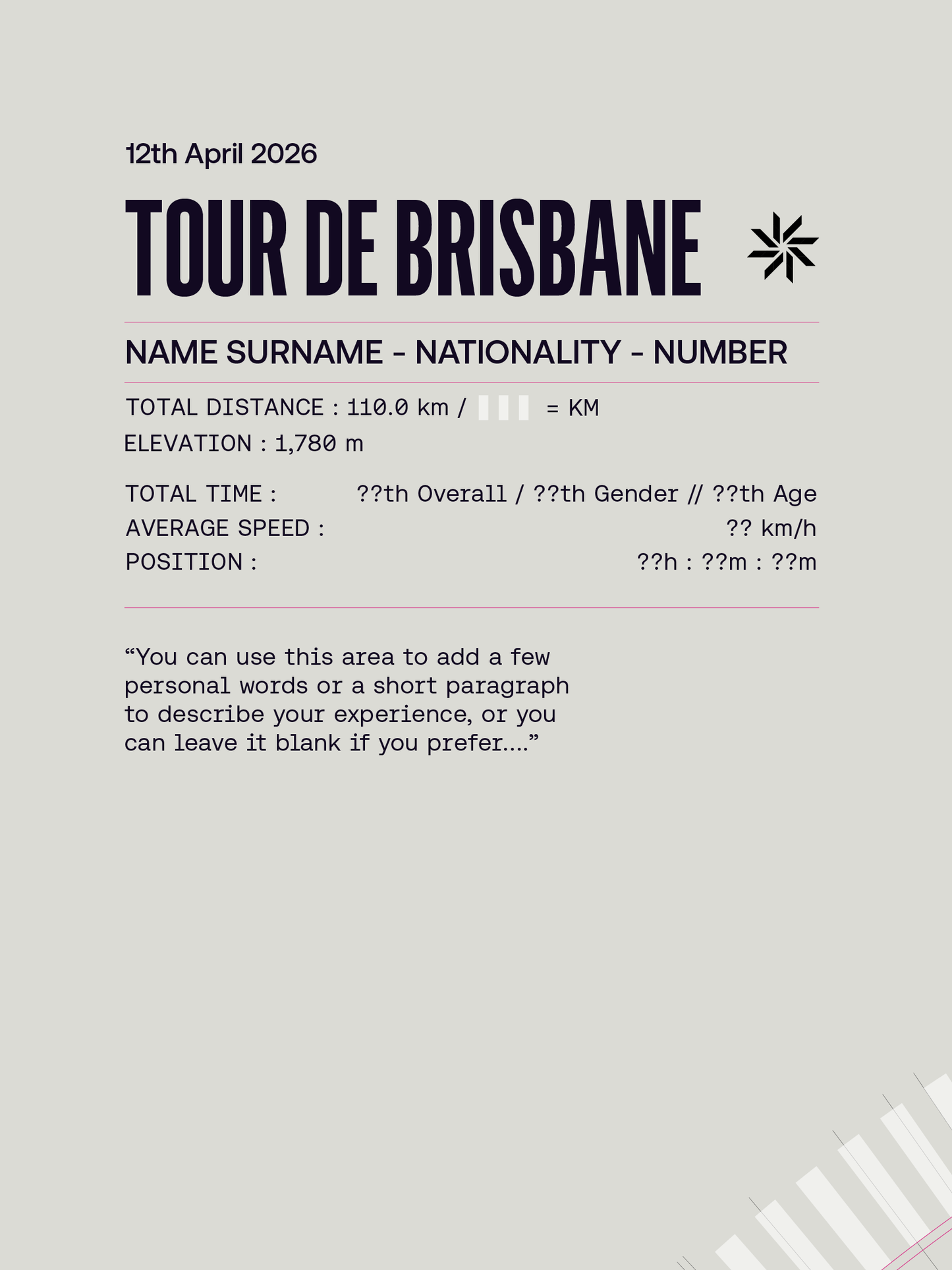 Tour de Brisbane - Gran Fondo